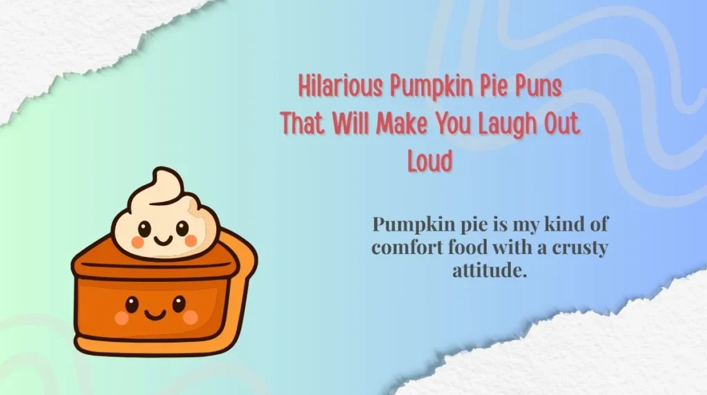 Pumpkin pie is my kind of comfort food with a crusty attitude.