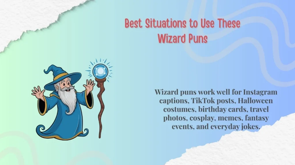 Best Situations to Use These Wizard Puns