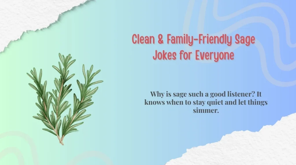 Clean & Family-Friendly Sage Jokes for Everyone