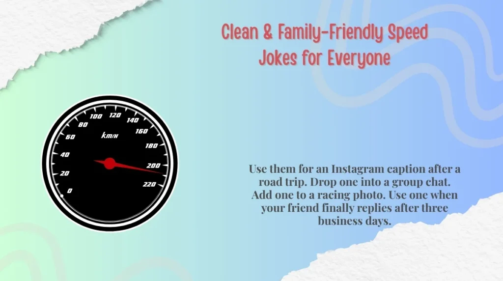 Clean & Family-Friendly Speed Jokes for Everyone