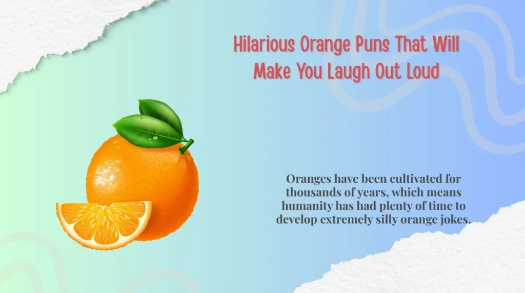 Hilarious Orange Puns That Will Make You Laugh Out Loud