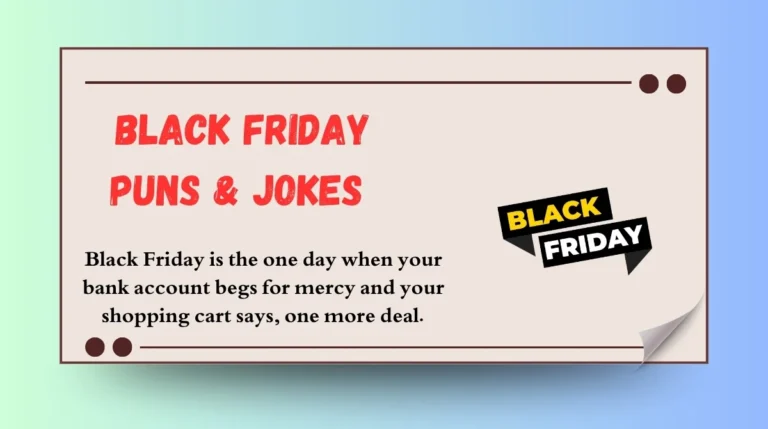 Black Friday Puns & Jokes