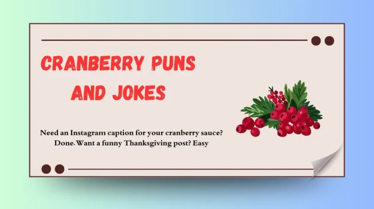 Cranberry Puns and Jokes