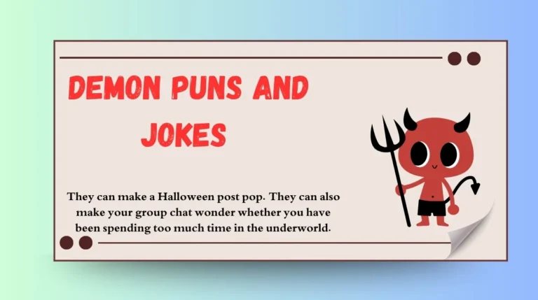 Demon Puns and Jokes