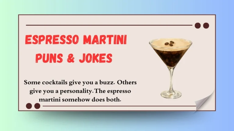 Espresso Martini Puns & Jokes