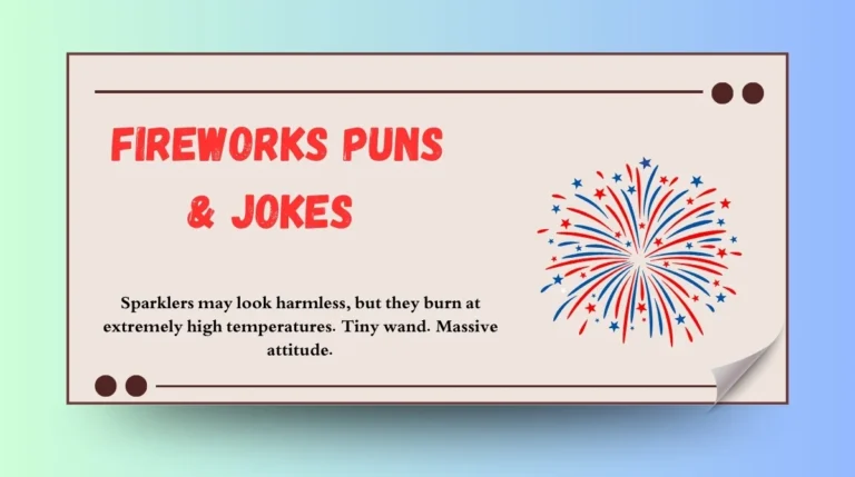 Fireworks Puns & Jokes