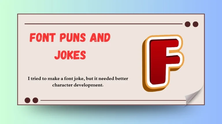 Font Puns and Jokes