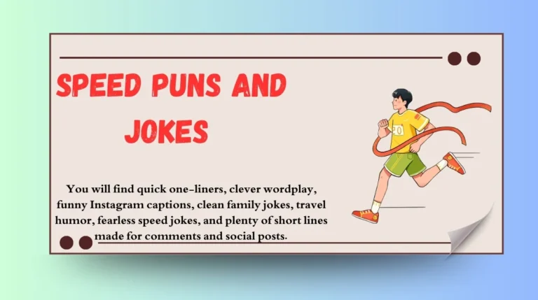 Speed Puns and Jokes
