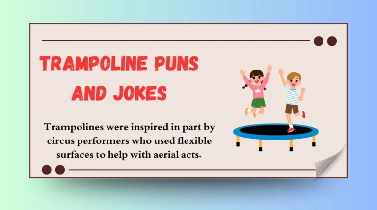 Trampoline Puns and Jokes