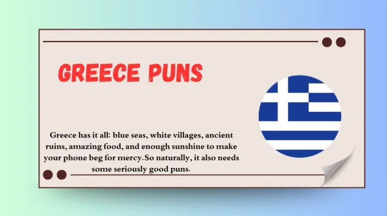 Greece Puns