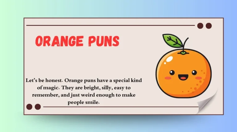 Orange Puns