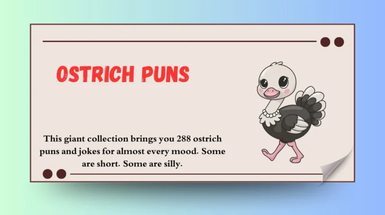 Ostrich Puns