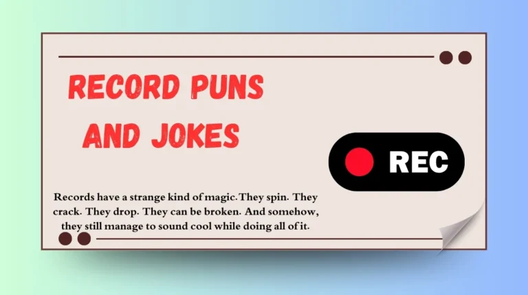 Record Puns and Jokes