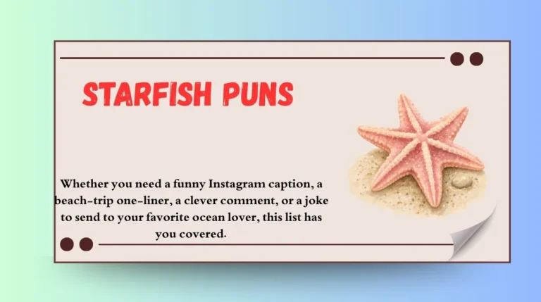 Starfish Puns