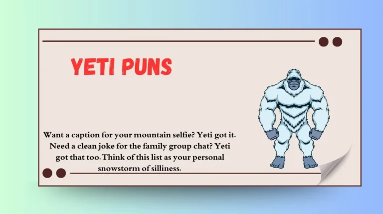 Yeti Puns